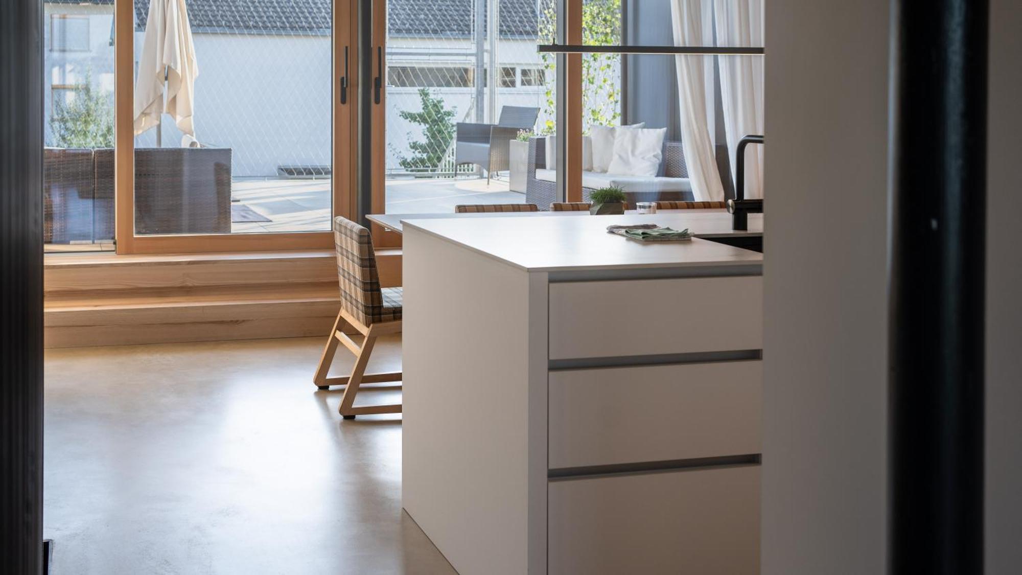Architektenhaus Rhaa Mit Terrassen Altach Luaran gambar