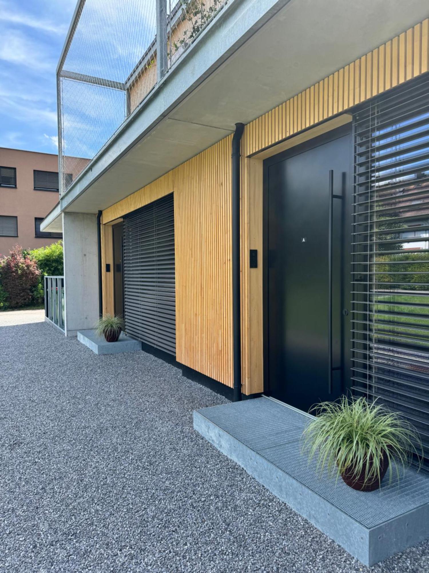 Architektenhaus Rhaa Mit Terrassen Altach Luaran gambar